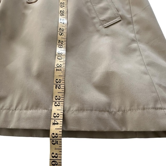 VTG LONDON FOG SHORT LINED TRENCH COAT SIZE 42 - Picture 9 of 13